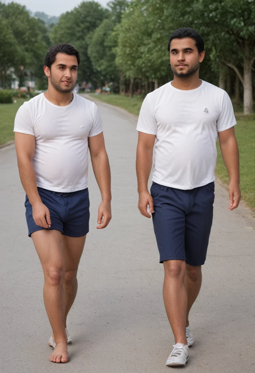 Indian man walking