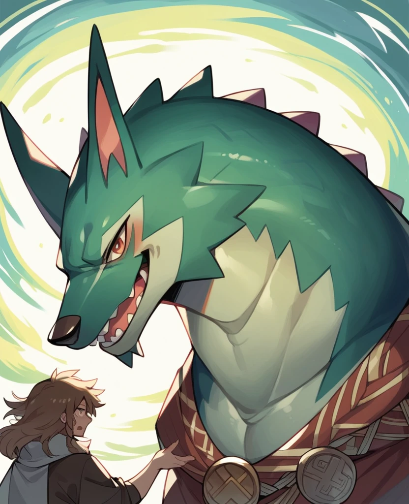 create a pokemon creature based on the norse form of gabite art style to the pokemon games by artist ken sugimori Gabite (Nordic Shape): The Gible (Nordic Shape) evolves into a Gabite with more pronounced bioluminescent characteristics and more developed dorsal fins.