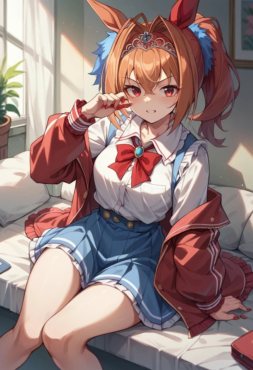 (((Daiwa Scarlet)))、umamusume、teen girl、