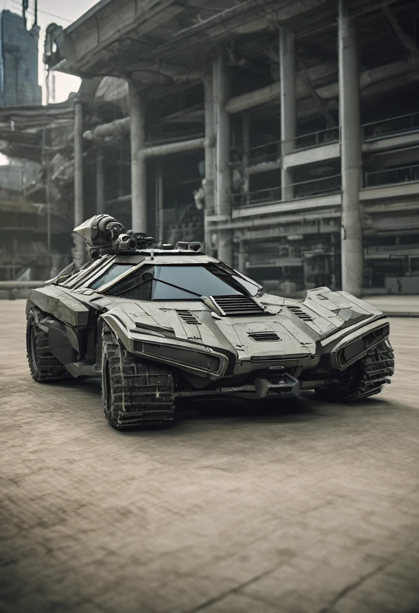 One Epic Cinematic shot of Futuristic Advanced Military Vehicle, extremely detailed, 8k UHD (masterpiece:1.2) (photorealistic:1.2) (best quality) (intricate) (8k) (HDR) (cinematic lighting) (sharp focus)
