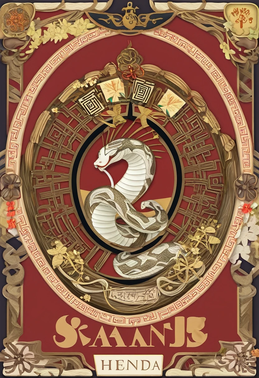 cover page, Four major folk legends of ancient China, The Legend of the White Snake, Bai she zhuàn, flat Design, vector illustrations, graphic illustration, detailed 2d illustration, flat illustration, digital illustration, digital artwork,