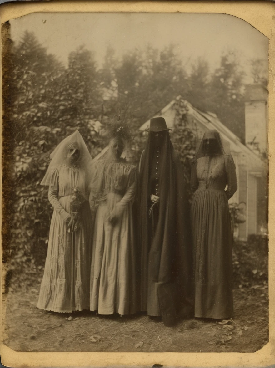 An antique photograph album
discovered in the attic of a longabandoned house contains
images of spectral figures
haunting the halls. Each sepiatoned snapshot captures a
moment frozen in time, where the
lines between the living and the
dead blur together in eerie
harmony.
