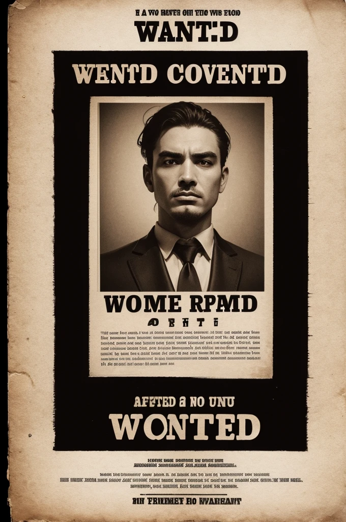 a wanted poster