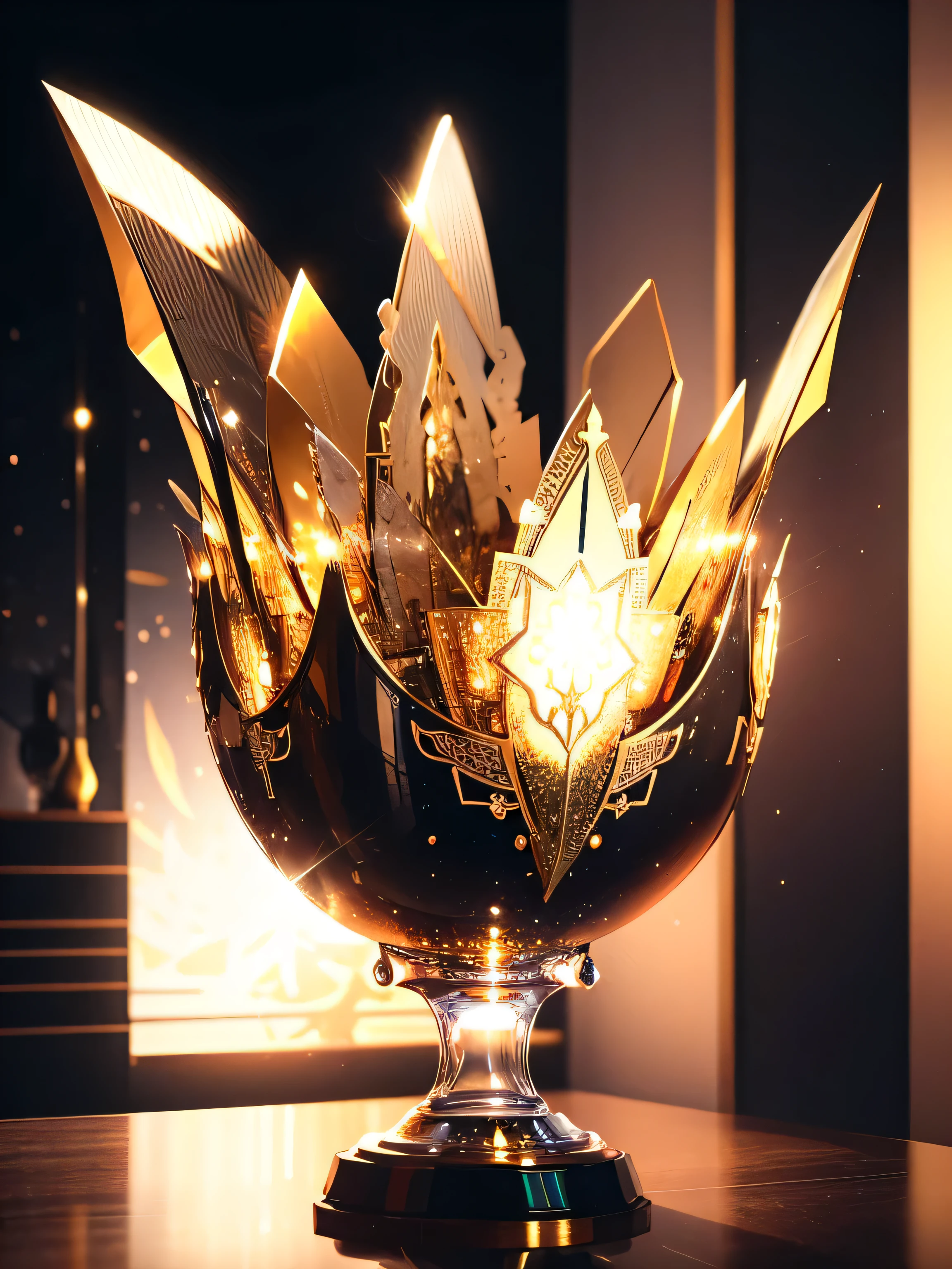 High details, high quality, high definition32K, ((money)), ((trophy)), artistic, simple, Patrón geométRico, Shiny Money, shine, abstract, form, iconic, bright, Design, aesthetics, praise, beautiful, modern, luxury, visual, funny, art deco, artwork, Victoria, creative, Minimalism, Trophy Case, amazing, light, In general, shine, decor, Money material, pride, bright, Rico, Precision, sophisticated, Fine art