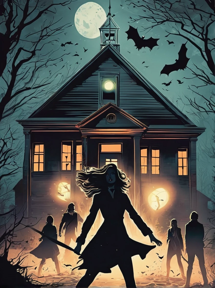 While exploring an abandoned
schoolhouse, a group of
teenagers unwittingly unleash
the vengeful spirit of a former
teacher. As the ghostly entity
grows more powerful, they must
race against time to unravel the
mystery of her untimely demise
before they become her next
victims.
