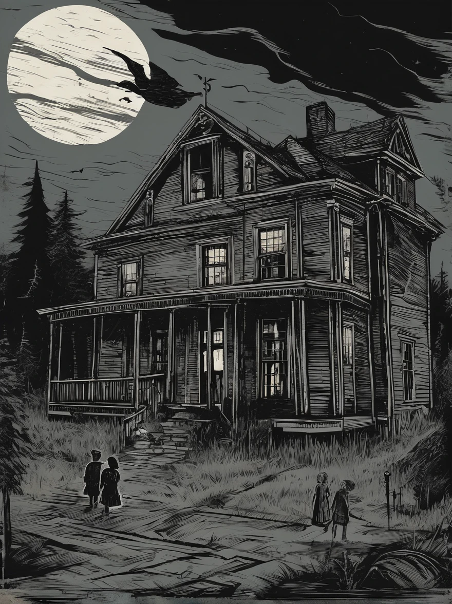 A family moves into a new home,
unaware of its dark past. Soon,
they begin to experience strange
phenomena - objects moving on
their own, whispers in the dead of
night, and fleeting glimpses of
shadowy figures. As they delve
deeper into the house's history,
they uncover a tragic tale of
betrayal and revenge that still
haunts the halls to this day.