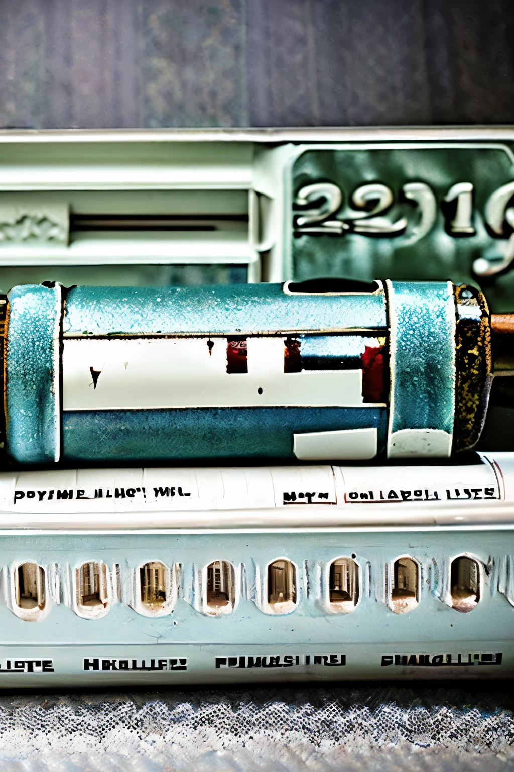 old hospital syringe