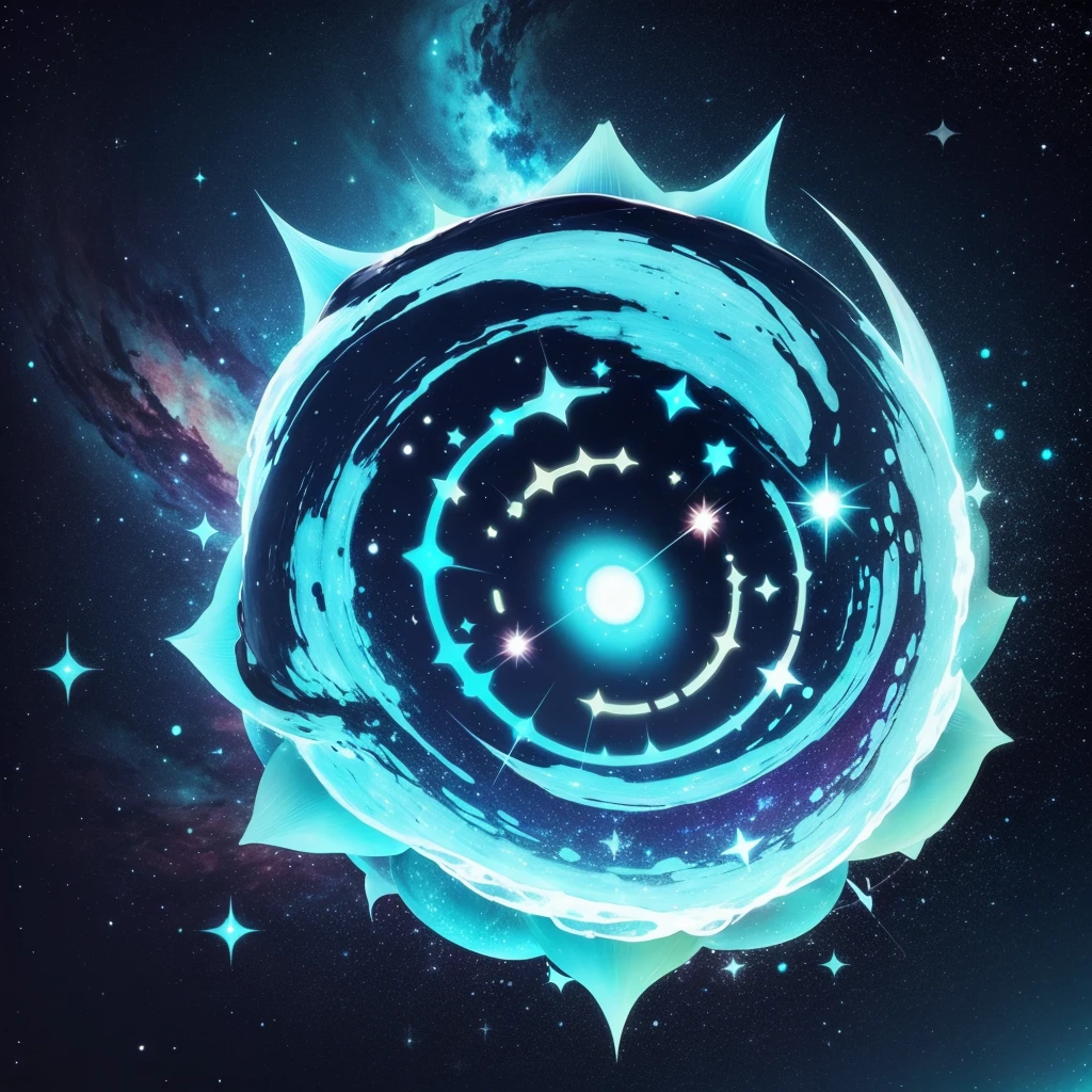 Galaxia color cyan