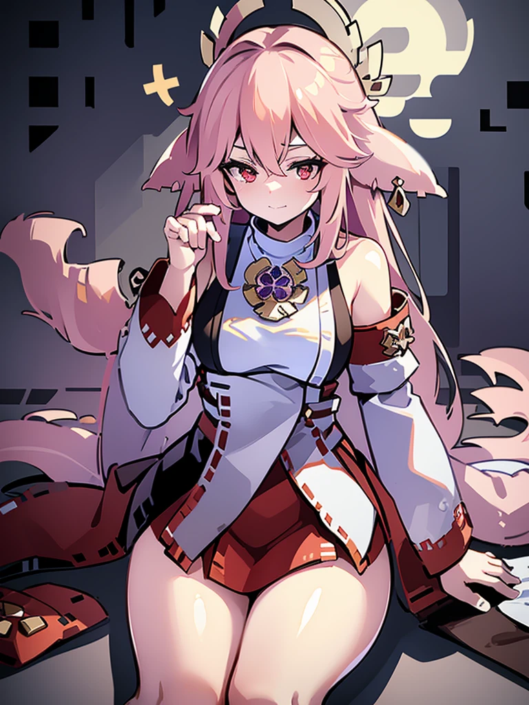 Very hero academy 16 year old girl, long silver hair with golden strands, bright red eyes, medium breasts, she is dressed in a semi-open white blouse and a long-sleeved gray jacket., wear green skirt, with tail and succubus wings, sitting at school desk.