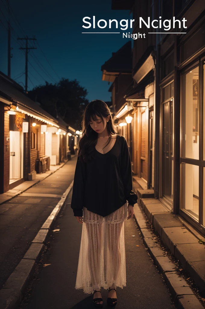 Cover for song about night
