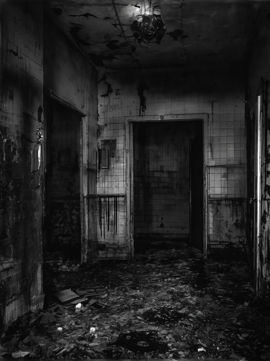 Deep within the bowels of an
abandoned hospital, the ghostly
cries of tortured souls can be
heard echoing off the walls.
Shadows dance in the flickering
light of a dying candle, and the
scent of decay hangs heavy in the
air.