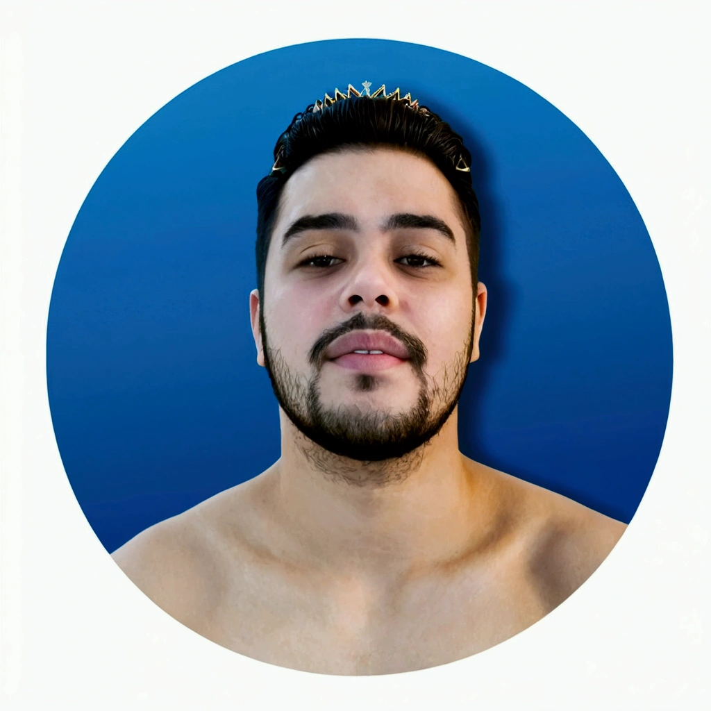 My photo with a king's crown