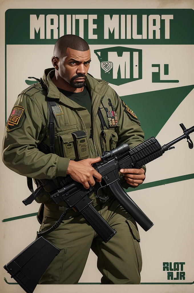 A logo of the fictional militia in GTA Roleplay