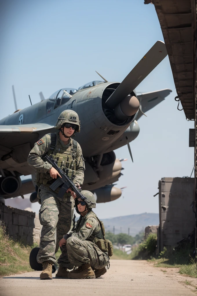 Bombed military