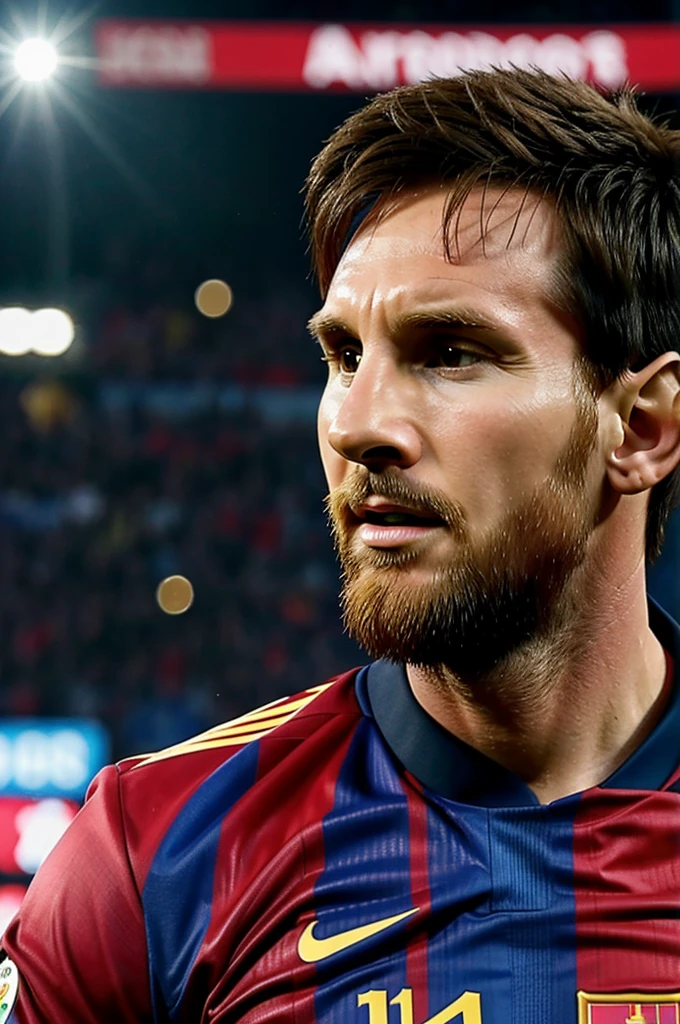 To Lionel Messi as a