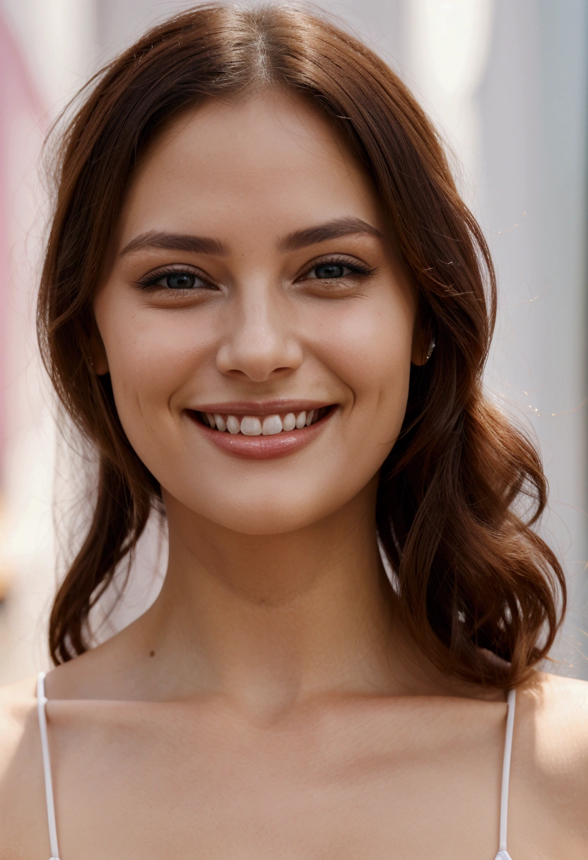 Beautiful woman smiling