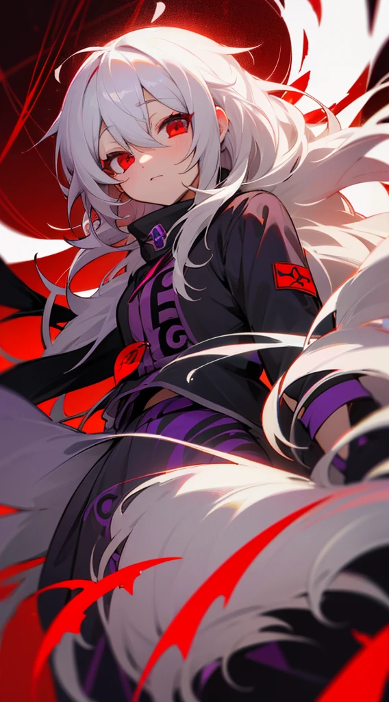 Highest quality I have long hair Gray Hair Sagume Rare God Red eyes I don't have anything Odd Eye One person