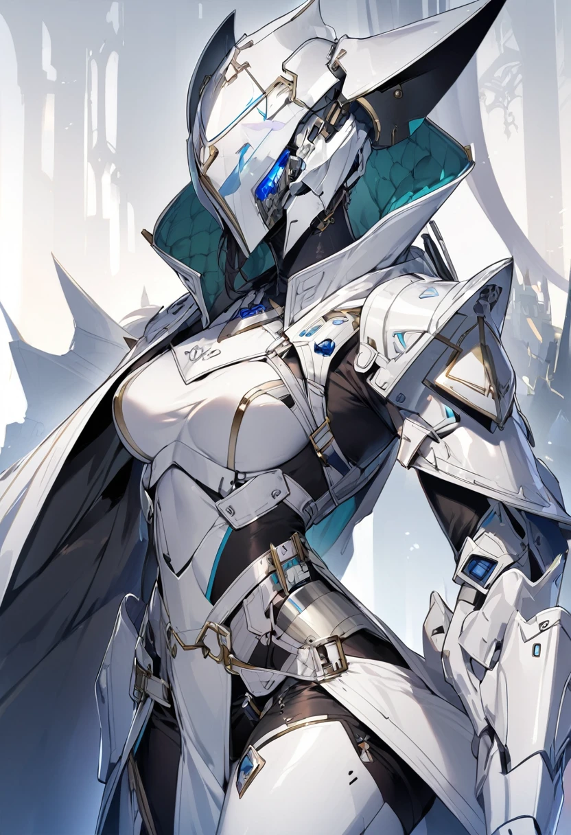 Futuristic medieval knight-like clothing