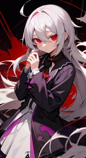 Highest quality I have long hair Gray Hair Sagume Rare God Red eyes I don't have anything Odd Eye One person