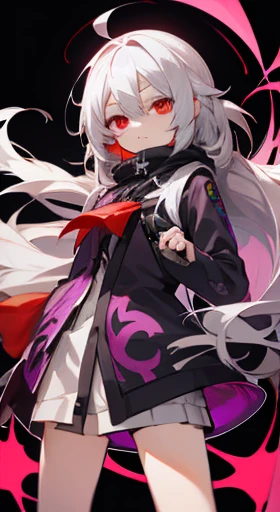 Highest quality I have long hair Gray Hair Sagume Rare God Red eyes I don't have anything Odd Eye One person