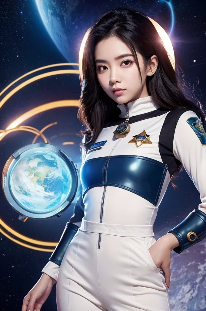 Space Sheriff Jasmine、woman、23 years old、