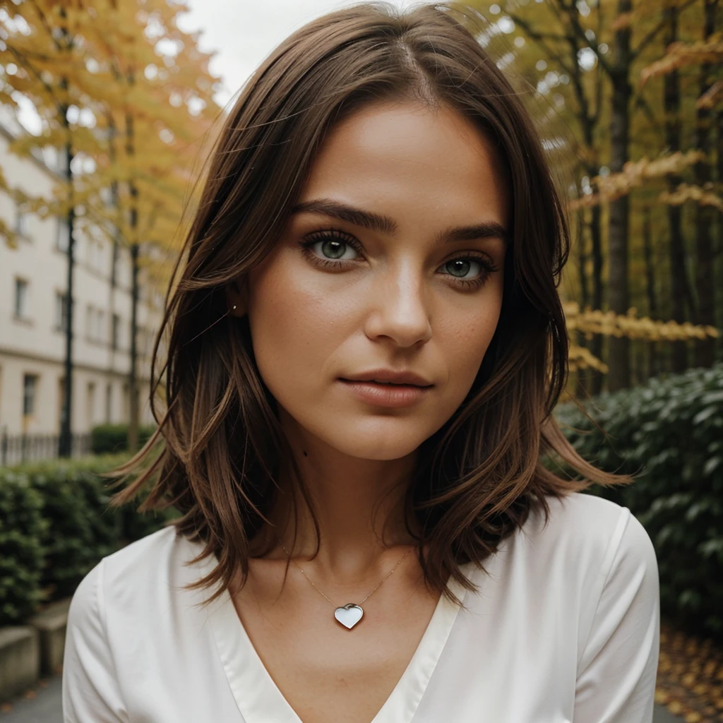 la superbe influenceuse brune. Elle devrait apparaître dans la mi-vingtaine, mesurant environ 5'4", avec de longs cheveux châtains ondulés qui tombent gracieusement sur ses épaules. Elle a une silhouette athlétique en sablier accentuée par sa poitrine pleine. Son teint doit être impeccable, avec un teint chaud. , bronzé par le soleil. Les yeux vert expressifs d'Autumn doivent rayonner de charisme et elle doit avoir une attitude détendue et confiante. Pour le thème « Pumpkin Spice Personified », Autumn doit être habillée d'une tenue chic, confortable et légèrement épicée d'inspiration automnale. . qui reflète sa personnalité ludique. Pensez à la mode avec une touche de charme effronté. L'environnement doit dégager une atmosphère automnale chaleureuse, avec des éléments comme des lattés aux épices de citrouille, des feuilles mortes et un éclairage doux et chaleureux. Posez l'automne d'une manière. qui capture l'essence de l'automne et sa personnalité pleine d'entrain. Elle tient une tasse de café Starbucks blanc à emporter, ajoutant une touche d'épice à la photo et soulignant son amour pour tout ce qui concerne les épices de citrouille. Look et maquillage intenses avec des couleurs automnales, des yeux symétriques, visage symétrique, photoréaliste, photographie, tracé de chemin, éclairage spéculaire, lumière de visage volumétrique, cheveux tracés, ombres visibles, complexe, élaboré, hyperréaliste."
Commentaires