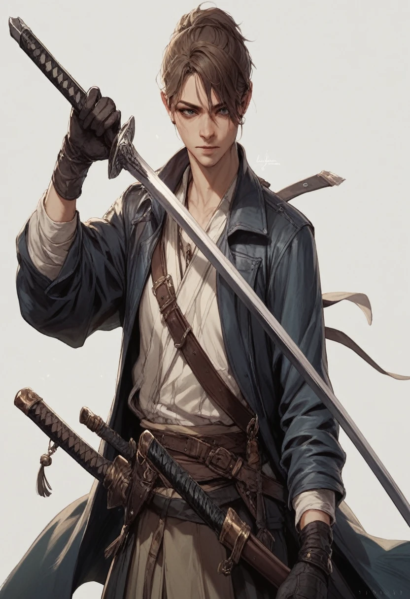 remove the swords at your waist