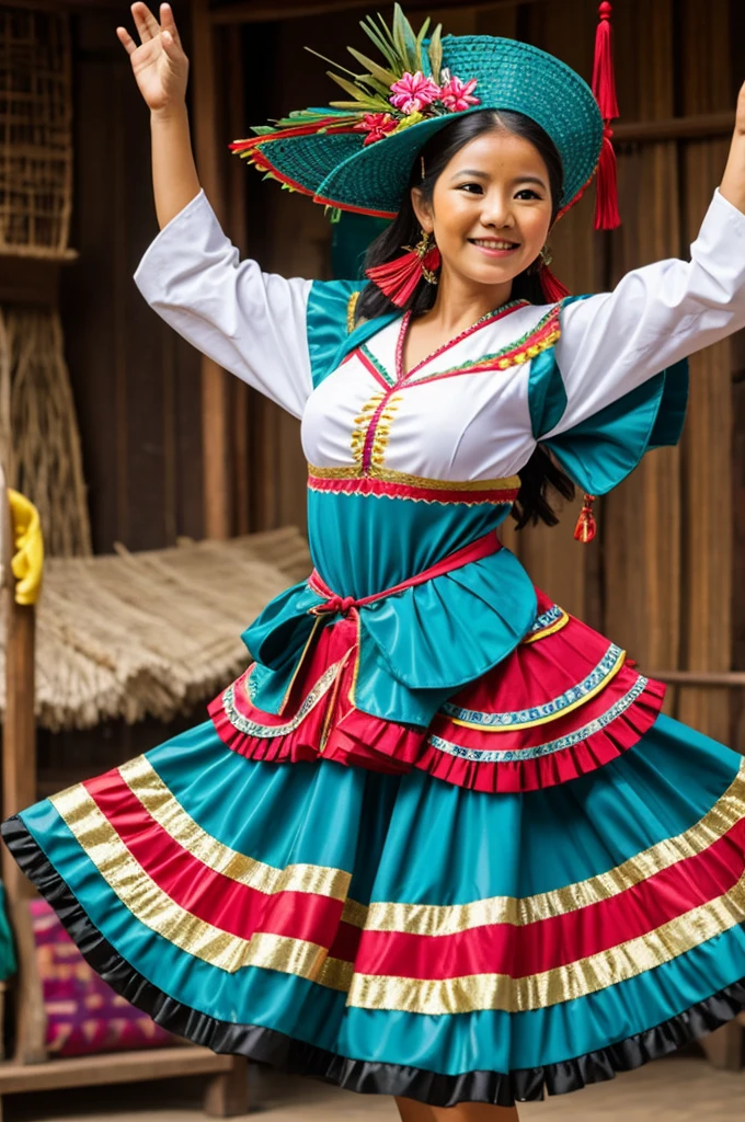 Bonchinchero bird dance costume