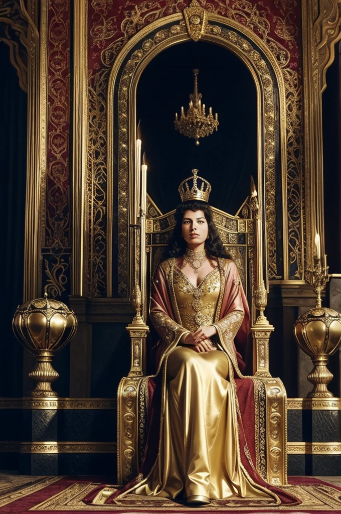 Album cover about queen without a kingdom, the music is run lying down