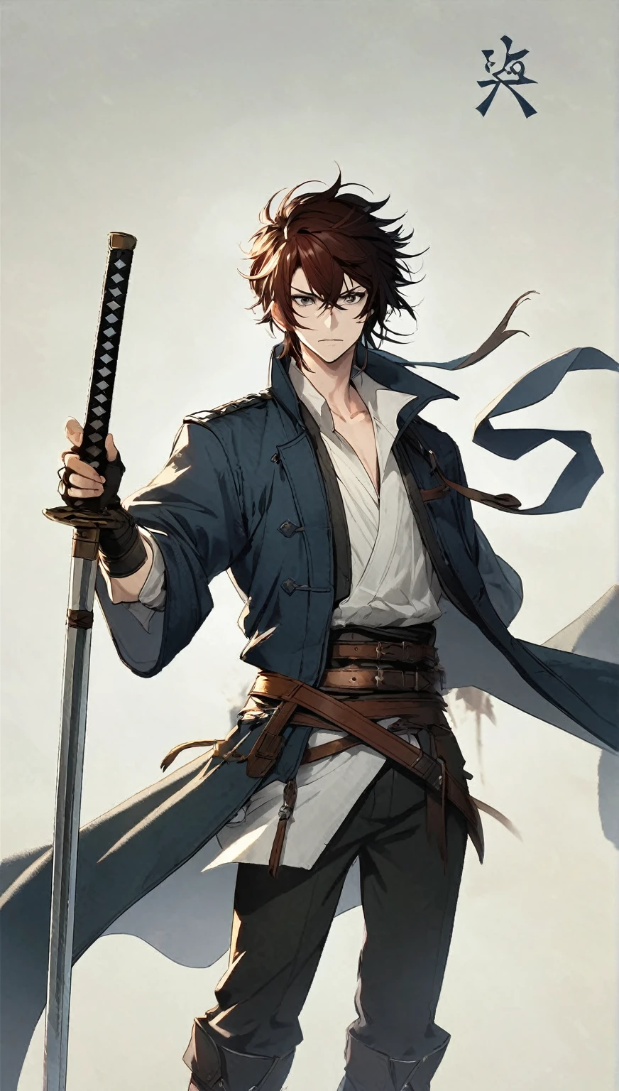 The character must have two arms.