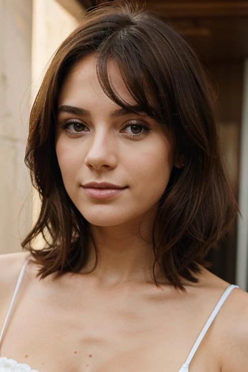 femme brune le plus réaliste possible