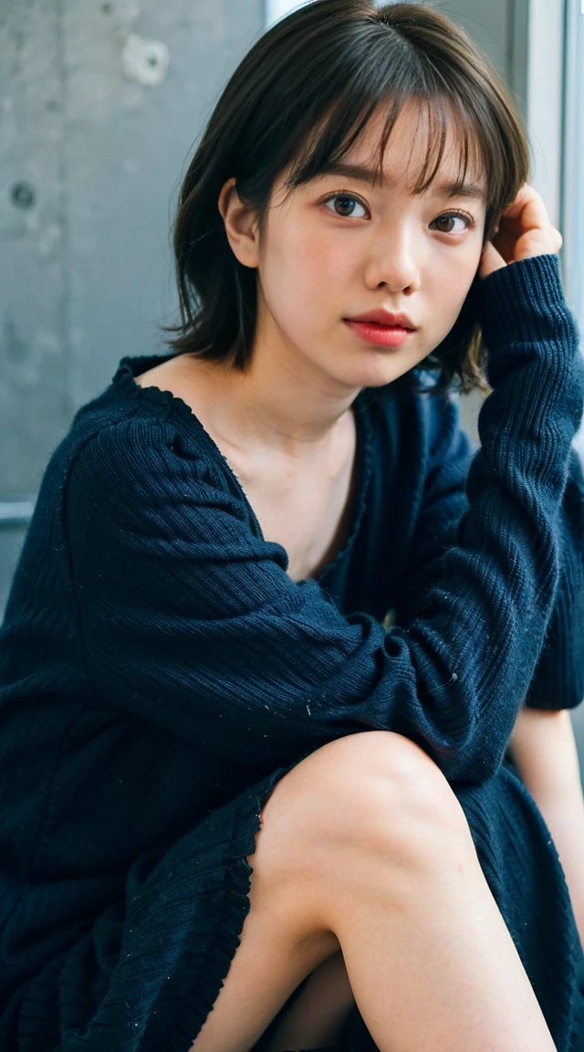 cut
(Small Tits), (18-year-old), (very small head), dawn, sunlight, (Perfect body:1.1), (short hair, Wavy Hair, Pink Hair), (8K), (Very delicate and beautiful), (Highest quality:1.0), (Realistic), Realistic Shadows, (High resolution:1.0), Detailed skin, Very detailed, the body is slim, (Beautiful Hair, Real Hair, Thin Hair), blush, Realistic, Realistic Face, Realistic eyes, Small eyes, smile, (((colorful))), (eyeliner), (mascara), (eye shadow), whole body、Open leg pose、Nipples、naked、Thick pubic hair、ponytail
