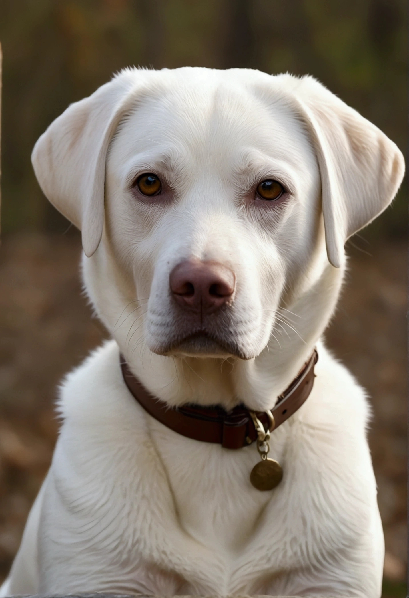 live-action White Dog Labrador Retriever