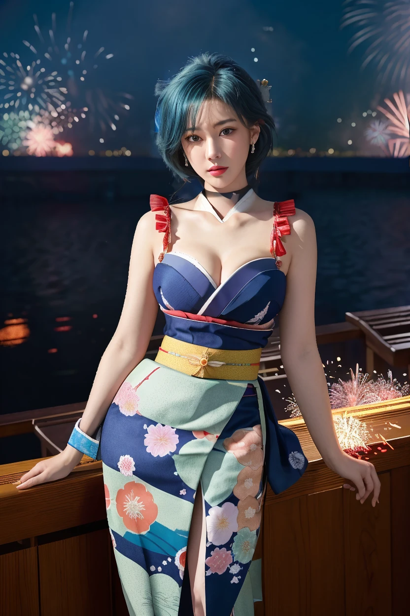 セーラーマーキュリーと花火大会