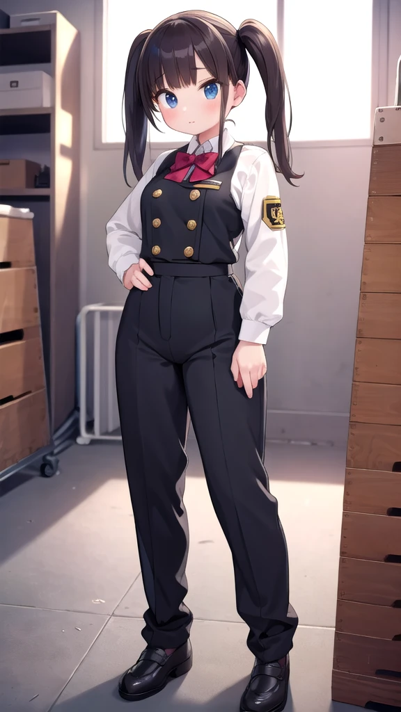 Jim's warehouse, One girl,, masterpiece, Highest quality, Very detailed, uniform