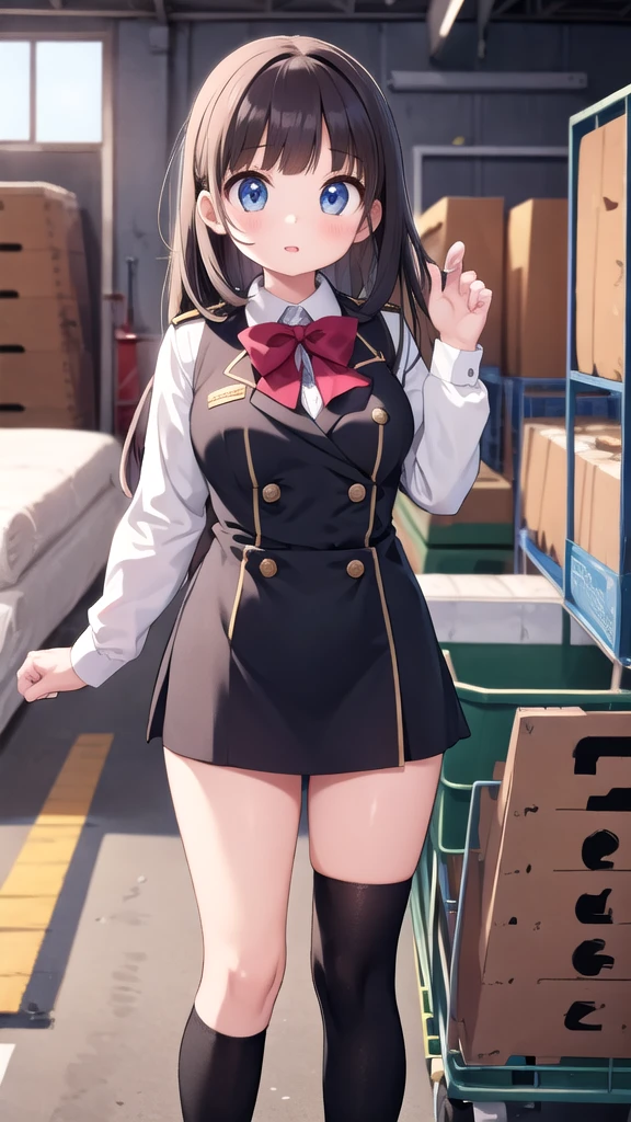 Jim's warehouse, One girl,, masterpiece, Highest quality, Very detailed, uniform