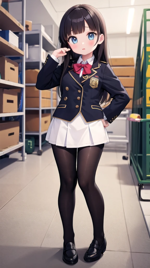 Jim's warehouse, One girl,, masterpiece, Highest quality, Very detailed, uniform