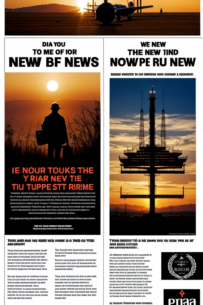 Create 3 posters of some news 