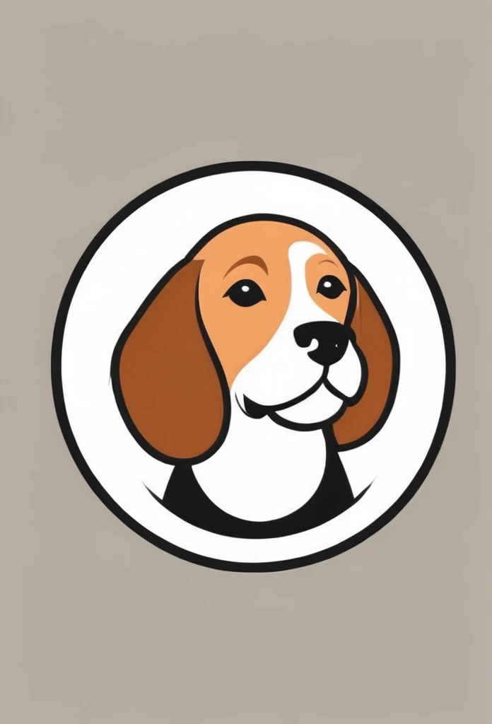 White background
Fashionable logo of a circle-shaped dog cafe
Cute, the beagle is sticking out his tongue and laughing,
There is a coffee cup on the beagle's head.
This coffee cup is
a playful and cute logo
Beagles and Coffee Cups
A stylish logo for a dog cafe
Inside the circle logo, a cute beagle smiling with its tongue sticking out
a stylish coffee cup
Happy Logo
Cute Logo
chic and modern design
The logo uses only orange, white and black cafe menu coffee is in a paper cup with steam coming out of it