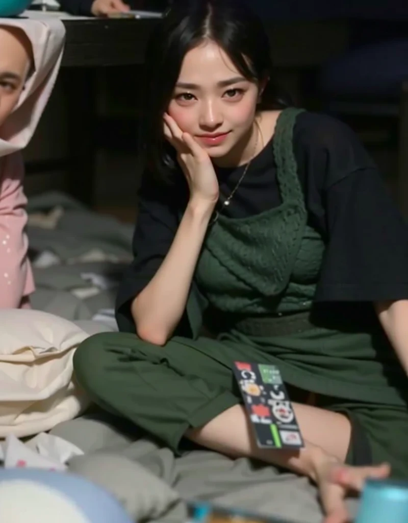 (8k, RAW photo, best quality, masterpiece: 1.2), (realistic, photorealistic: 1.37), 1 girl, Japan, 32 years old, female, Tokyo cityscape, night, professional lighting, photon mapping, radiosity, ripped, big, pure white and very small knitted with protruding tips, areola protruding, pubic shape clearly visible, gal, lots of lashes , Lame on the eyelids, pitch black lip, pitch black heels, pubic hair, lower abdomen bristles, slender, crotch open, are large and likely to spill out of the bra, pubic hair is very large, pubic hair is very protruding,