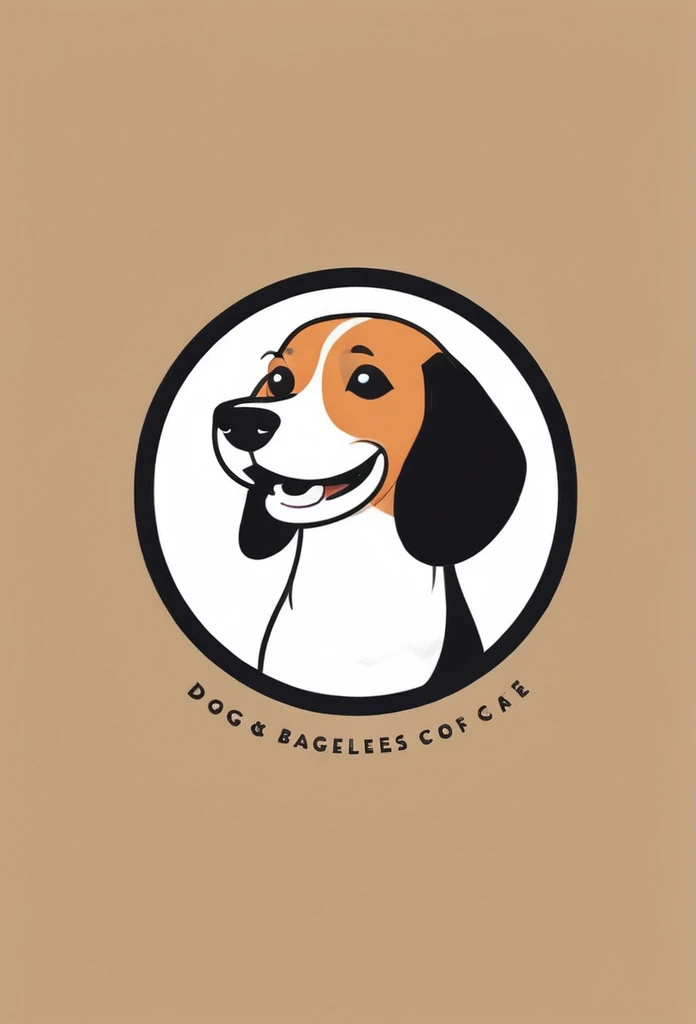 The entire design is stored inside the circle-shaped logo. A beagle smiling happily and sticking out its tongue. White background Fashionable logo of a circle-shaped dog cafe Cute, the beagle is sticking out his tongue and laughing,
There is a coffee cup on the beagle's head.
This coffee cup is
a playful and cute logo
Beagles and Coffee Cups
A stylish logo for a dog cafe
Inside the circle logo, a cute beagle smiling with its tongue sticking out
a stylish coffee cup
Happy Logo
Cute Logo
chic and modern design
The logo uses only orange, white and black cafe menu coffee is in a paper cup with steam coming out of it