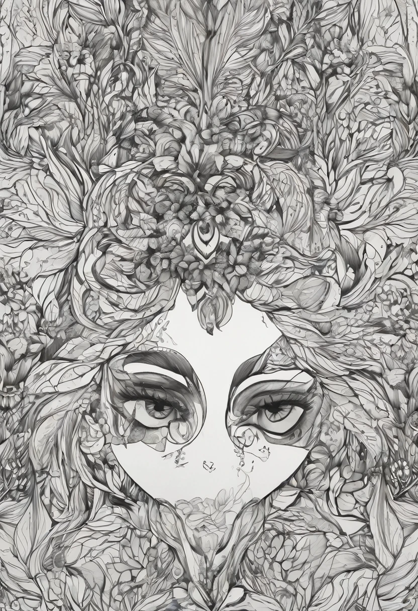 Create Orixás drawing to use as wallpaper