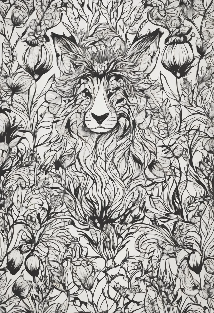 Create Orixás drawing to use as wallpaper