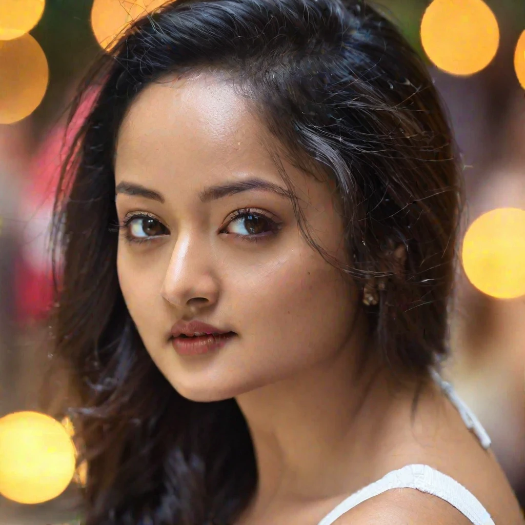 (masterpiece, best quality:1.2), 1girl, solo, Shanvi,1girl, 3d, asian, blur censor, blurry, blurry background, blurry foreground, bokeh, brown eyes, chromatic aberration, depth of field, film grain, focused, lips, looking at viewer, motion blur, photo \(medium\), photo background, photo inset, photorealistic, realistic, reference inset