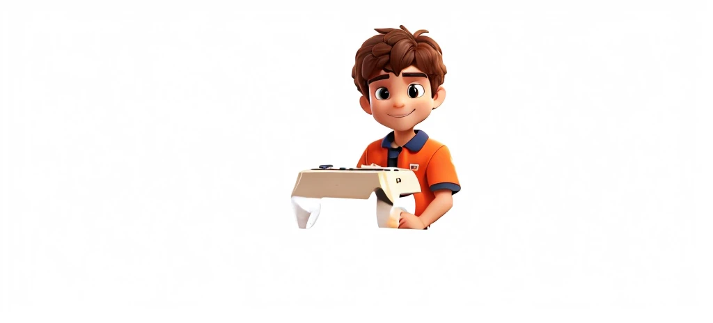 Use this same image to make the mascot with a video game controller in its hand and the other hand pointing to the side.