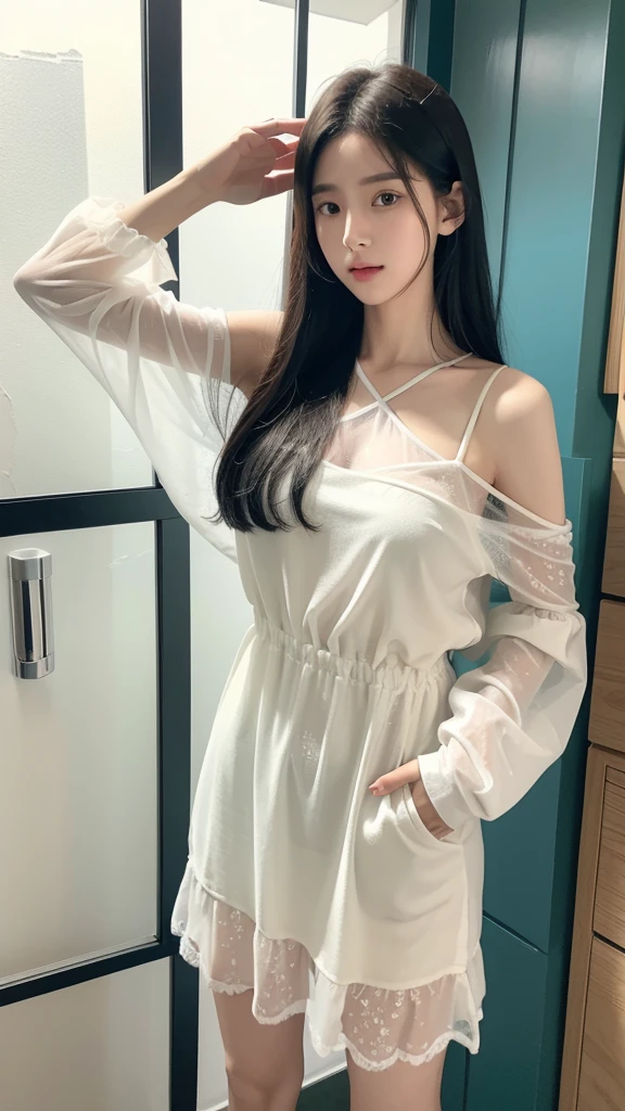 baggy clothes、show me your shoulders、see through 홀터넥이 부러진 가운을 입는 방법、Decorated with intricate patterns and bright colors、Transparent material that makes your skin shine、wet 얇은 천과 transparent skin로 가운을 입은 매혹적인 여성의 예술적 묘사, 꽃무늬와 환상적인 패턴이 흐르는 듯한 실크같은 전통 see through 스킨。she의 드레스는 she의 곡선을 우아하게 감싸줍니다..、she의 매력적인 실루엣을 강조합니다..。she'A night of soft fireworks、dynamic pose、sexy 포즈、Take in the soft moonlight。scene、Added mystery and sensuality、It gives off a dreamy atmosphere..。The image style is、It is a mixture of watercolor and digital illustration techniques..、It gives you a feeling of delicate beauty and charm....。Soft moonlight lighting、she의 매혹적인 얼굴에 부드러운 하이라이트와 그림자를 드리워보세요.。dynamic pose、bold pose、the hand is somewhere、see through、show through、sexy、wet hair、wet、cherry아래 꽃잎、Cherry Blossom、cherry、sakura blizzard、buried、transparent skin、wet clothes、pulling the chest、translucent clothes、sleep、