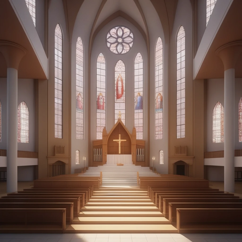 (masterpiece), best quality,8K, indoors, church, long chairs and people praying inside
stairs:0.8),window, anime style 