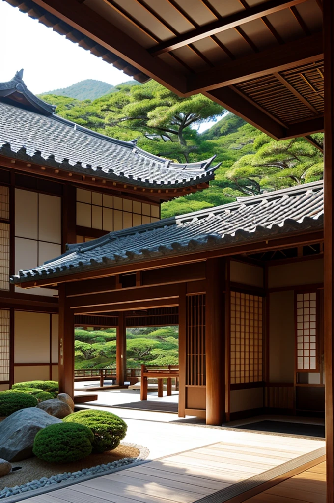 Resort with concept Zen Buddhism and Japanese Aesthetics