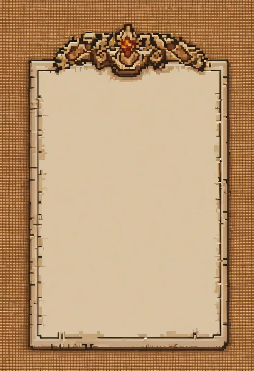 pixel art parchment blank sheet