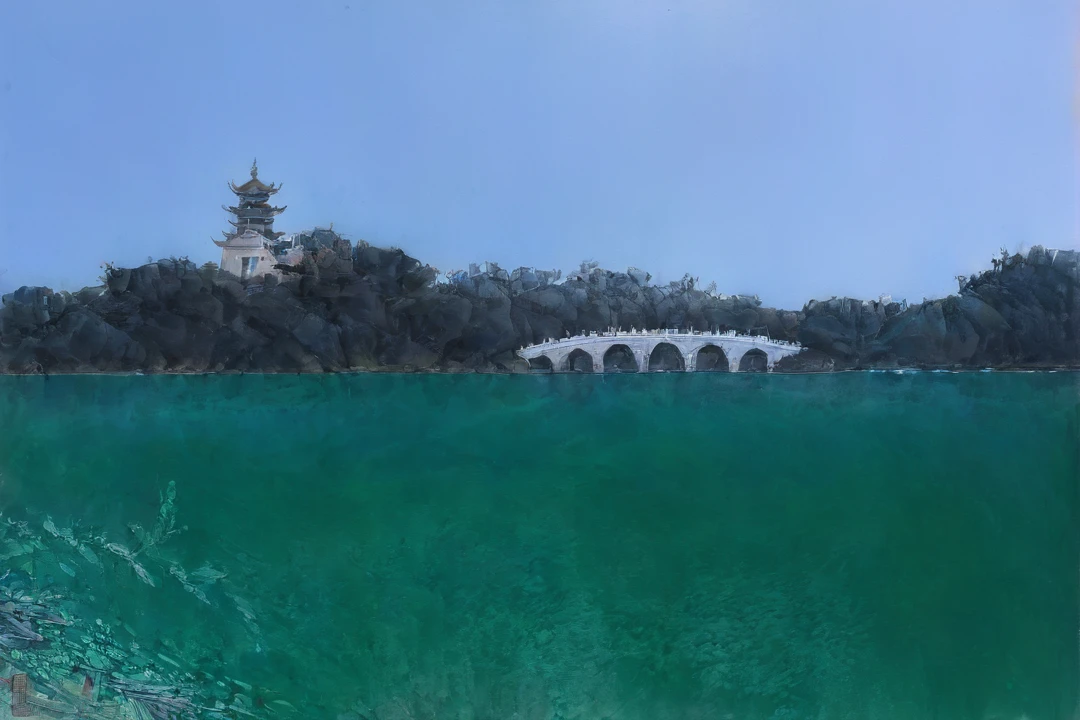 traditional Chinese painting，traditional Chinese painting大师作品，Fine brushwork，
